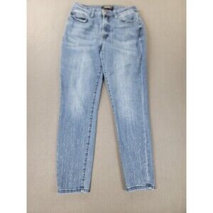 Judy Blue Jeans Womens 5/27 Light Wash Relaxed Fit Stretch Denim Tapered JB88226